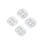 Prym contraknopen kunststof 11mm transparant 20stuks