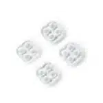 Prym contraknopen kunststof 11mm transparant 20stuks