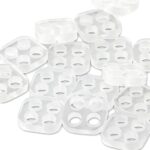 Prym contraknopen kunststof 11mm transparant 20stuks