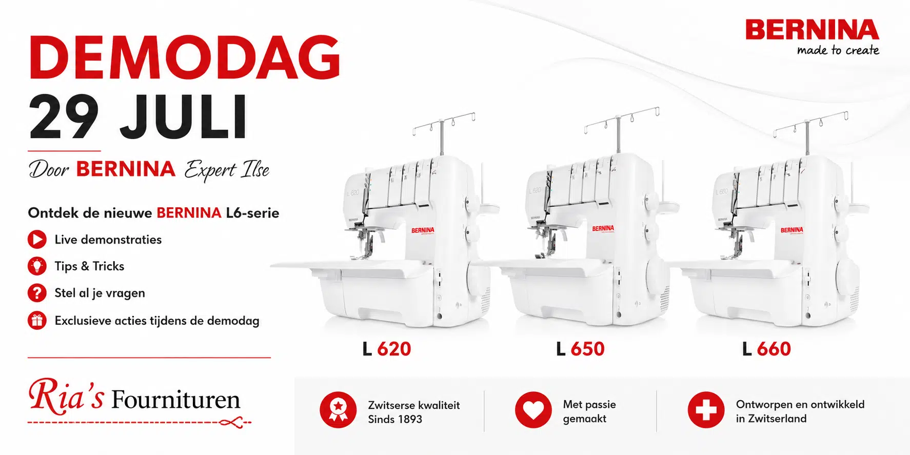 Demodag Bernina L6 serie