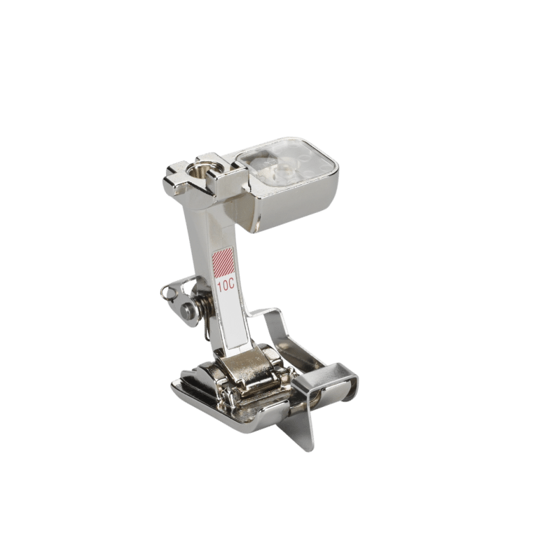 BERNINA Smalle Kantvoet #10C voor 9 mm naaimachines voor het nauwkeurig doorstikken van randen, zomen en kant