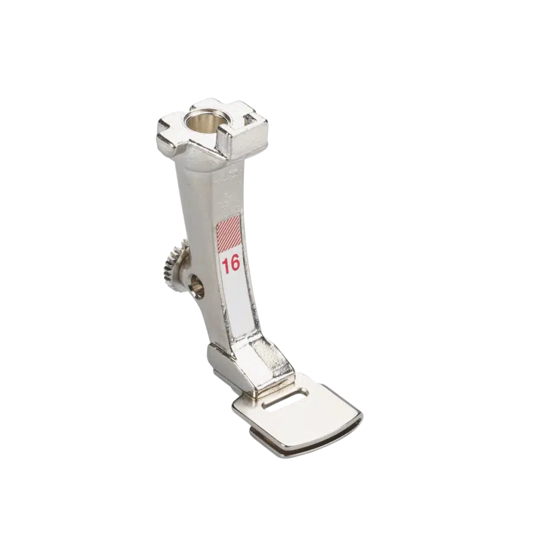 BERNINA Rimpelvoet #16C voor 9 mm naaimachines voor het rimpelen van stoffen en het aanzetten van volants en ruches