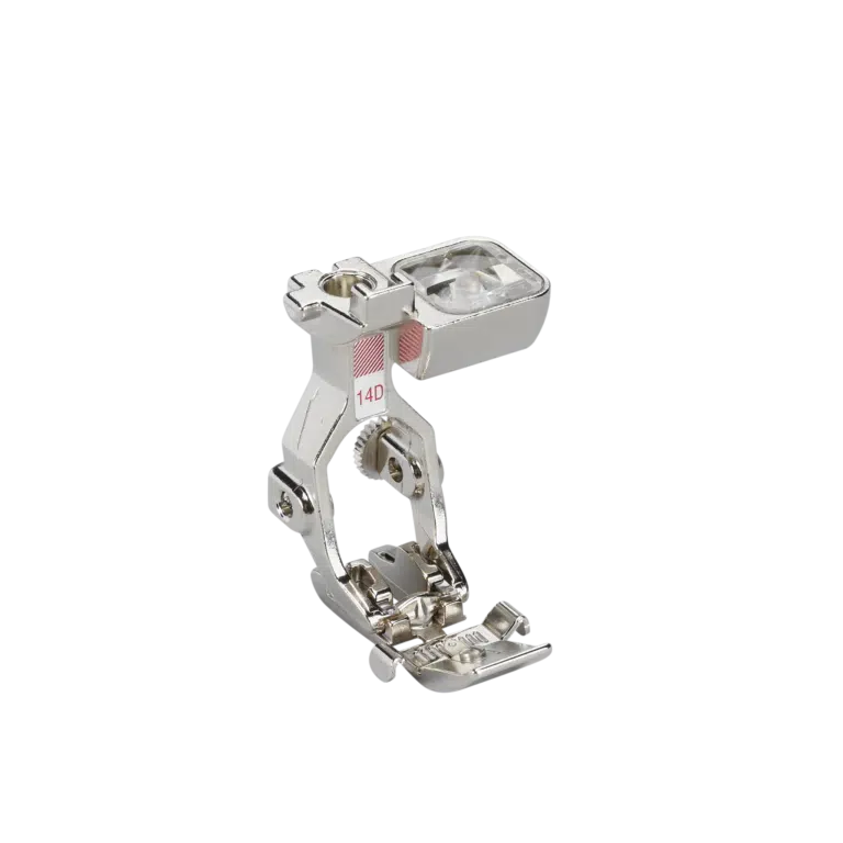 BERNINA Ritsvoet met Geleider #14D voor Dual Feed naaimachines voor het nauwkeurig inzetten van ritssluitingen