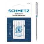 SCHMETZ Quick Threading Needle naald met zijdelingse opening voor eenvoudig inrijgen