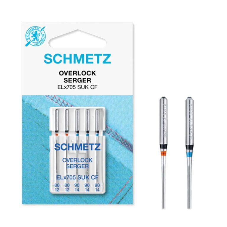 SCHMETZ ELx705 overlocknaalden assortiment 80-90 5 stuks