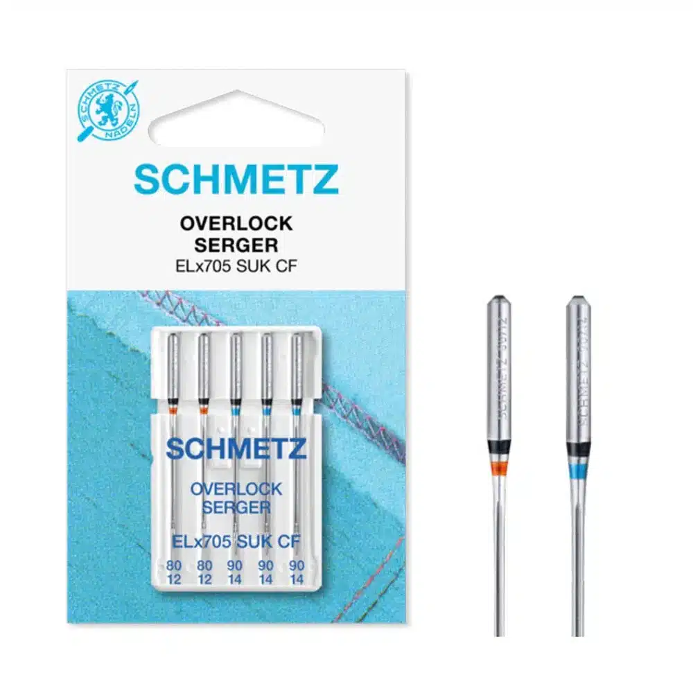 SCHMETZ ELx705 overlocknaalden assortiment 80-90 5 stuks