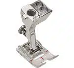 BERNINA terugtransportvoet met transparante zool #34C voor nauwkeurig naaien, siersteken en algemeen naaiwerk.