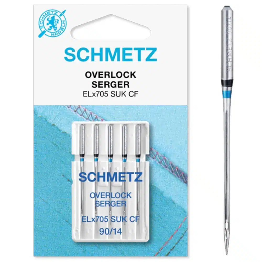 SCHMETZ ELx705 CF overlocknaalden maat 90 5 stuks