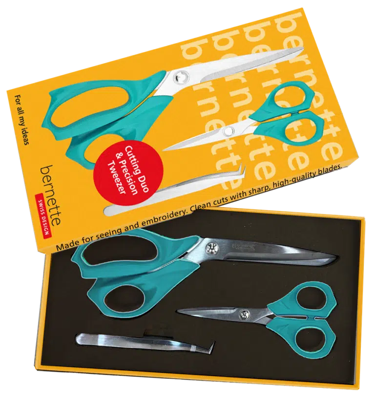 bernette Cutting Duo scharenset met precisieschaar en pincet